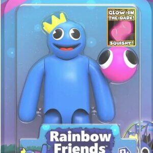 Rainbow Friends Blue Action Figure Glow in the Dark‎ Series 2 Toy New